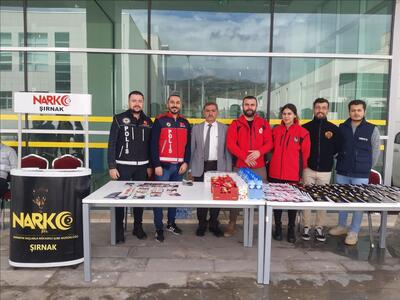 Şırnak Üniversitesi Merkezi Yemekhane Girişinde Bilinçlendirme Etkinliği